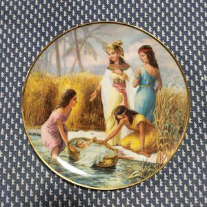 "Moses in the Bulrushes" Collector's Plate by Garri Katz